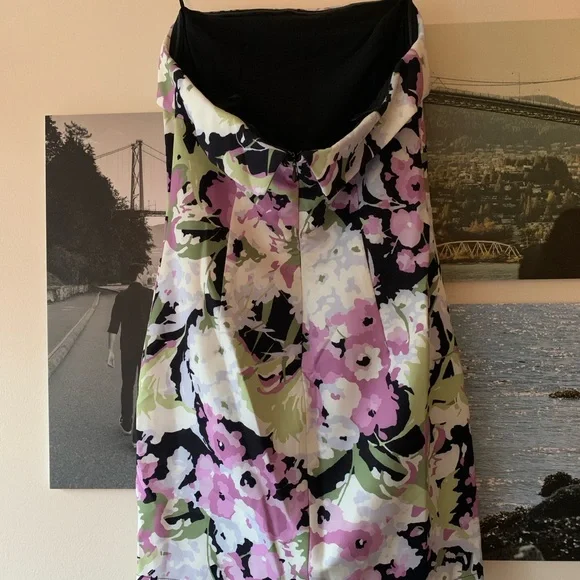 Floral Strapless Michelle Dynamite Dress - Picture 6 of 6